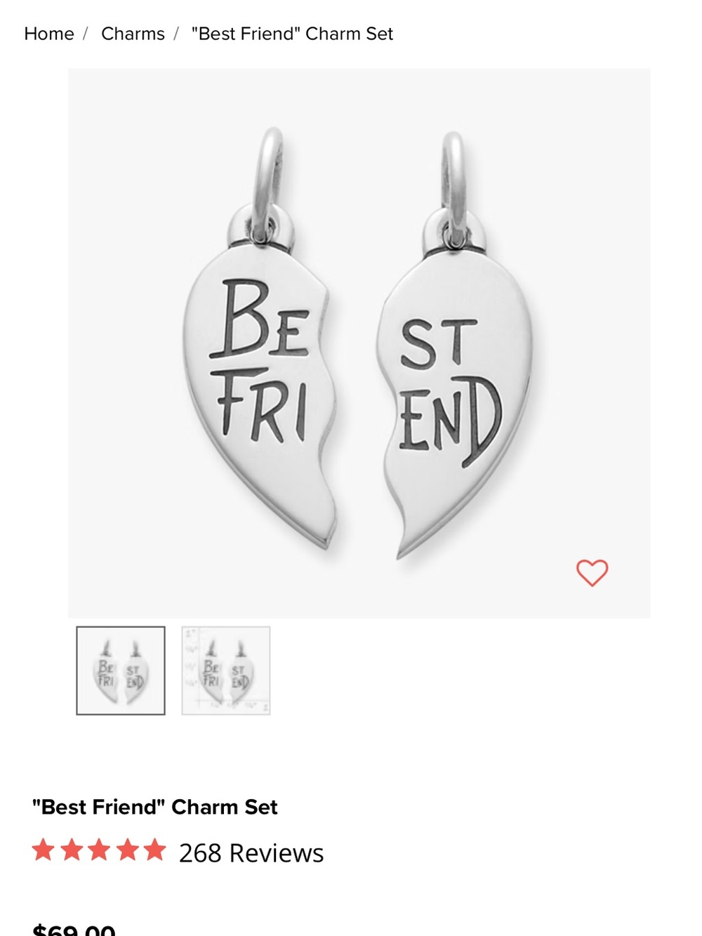 Best Friend Charm